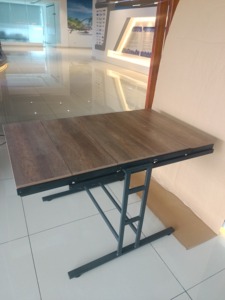 Modern Wood Metal Folding <b>Table</b> Shelf Waterproof Lumetal Brand 1 Year Warranty Made Vietnam Commercial Use Model S8304 - Product Image 3