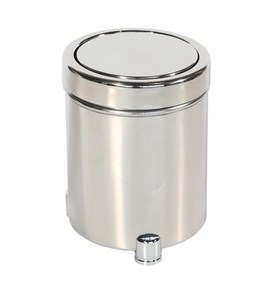 <b>Mesh</b> Metal Waste <b>Basket</b> Breathable Office Dustbin Organizer - Product Image 5