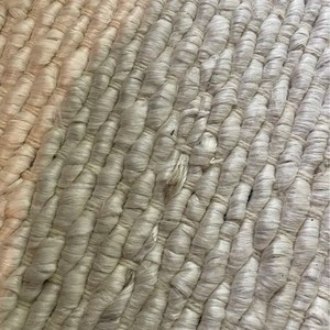 Tapis rectangulaire moderne uni, tissage plat, 100% polypropylène, dos antidérapant en caoutchouc, pour salon - Product Image 4