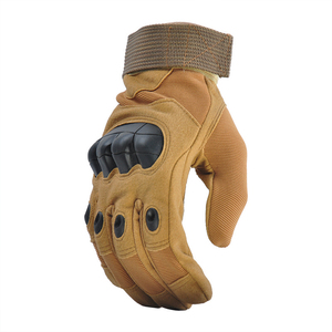 Guantes Profesionales de Motociclismo de Cuero con Protección Rígida en los Nudillos, Guantes Largos de Dedo Completo para Carreras de Motos, Sistema de Ajuste Dial Fit - Product Image 2