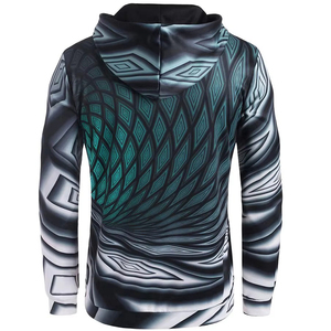 Sweat à capuche unisexe en polaire pour l'hiver, sublimation, logo personnalisé, poche unie, respirant, séchage rapide, évacuation de la transpiration 2026 - Product Image 3