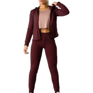 Sweat-shirts à capuche zippés personnalisés pour femmes, faible MOQ, vente en gros, OEM & ODM, marque privée, polaire, streetwear & décontracté, style américain - Product Image 2