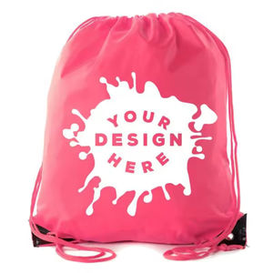 Mochila con Cordón Ajustable, Personalizable con Logotipo, Unisex, a Rayas, Reutilizable, para Gimnasio, Deportes, Playa, Escuela, Regalo, Impermeable, de Nailon y Poliéster - Product Image 4