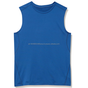 <b>Mens</b> Plus Size Bodybuilding Tank Tops <b>Slim</b> Fit Breathable Mesh Sports Vest Printed Fitness Sleeveless Singlets Knitted Weaving - Product Image 2