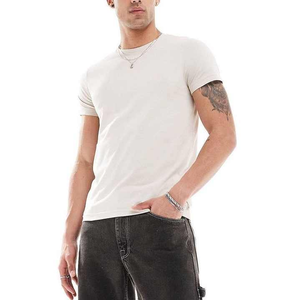 Camiseta de Manga Corta para Hombre, Algodón, Casual, Holgada, Estilo Urbano, Moda de Verano, Proveedor y Fabricante OEM al por Mayor - Product Image 1