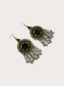 Service OEM, designs personnalisés, fabrication artisanale, acier inoxydable de haute qualité, bijoux vintage afghans pour femmes, collier et boucles d'oreilles pour adultes - Product Image 5