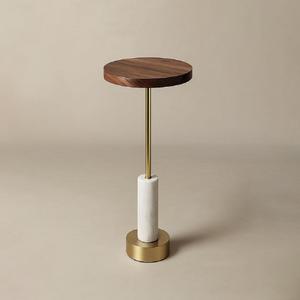 Mesa de Cóctel de Aluminio Impresionante de Alta Calidad, Mueble de Primera Calidad con Detalles Metálicos, Mesa Auxiliar para el Hogar, Hotel, Vino y Bebidas, Latón - Product Image 2