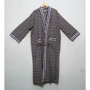 Kimono Hecho a Mano para Mujer, 100% Algodón, Estampado Floral Único, Estilo Japonés, Talla Única, Ropa de Playa Informal de Verano, Ropa de Dormir - Product Image 1