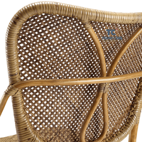Tabouret de bar moderne en rotin tressé, best-seller, pour cuisine, salle de bain et repas en plein air, finition couleur miel, mobilier de maison
