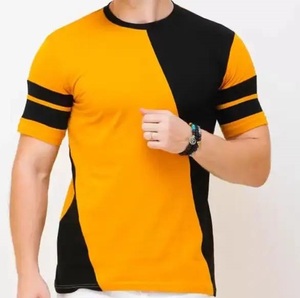 เสื้อยืดแฟชั่นคอกลมทรงพอดีตัวและทรงเข้ารูป พิมพ์ลายปักลายตามสั่ง แขนสั้นทันสมัย ผ้าฝ้าย 100% เสื้อยืดหนาสำหรับผู้ชาย - Product Image 1