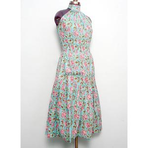 Vestido Midi de Algodón, Estilo Boho, Sexy, Casual y Elegante, Corte en A, Nueva Colección Otoño-Verano, Ropa de Playa para Mujer - Product Image 4