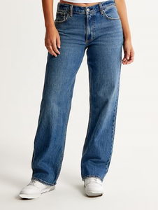 Pantalon cargo en denim pour femmes, personnalisable, élégant, écologique, respirant, en spandex/coton, streetwear, jambe large, long, jeans pour femmes - Product Image 2