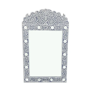 Miroir mural de forme personnalisée avec incrustation de os, finition pour la décoration de la maison et des hôtels, collection maison, cadre de miroir de luxe - Product Image 4