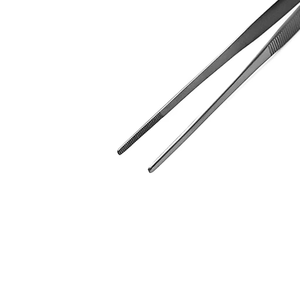 คีมคีบเนื้อเยื่อแบบพรีเมียม ปลายตรง สำหรับทำแผล วัสดุสแตนเลส ใช้ซ้ำได้ สำหรับการผ่าตัด ได้รับมาตรฐาน CE ISO - Product Image 6