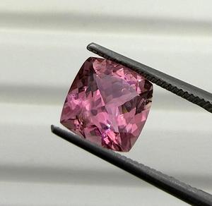 Natural Tourmaline Loose <b>Stone</b> Genuine Pink Cushion Brilliant Cut Jewelry Making Ring Pendant Collector Gift rare Gems Shamim - Product Image 3