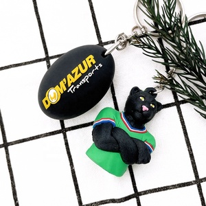 Figuras de juguete de vinilo personalizadas, lindo llavero de PVC suave, Marktex - Product Image 6