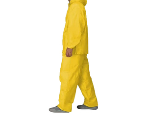 Traje Impermeable Amarillo Personalizado, Diseño y Color a Elección, Manga Larga, Unisex, para Adultos, Ropa Protectora para Todas las Estaciones - Product Image 1