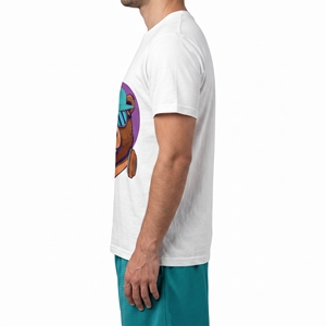 Camiseta Deportiva de Manga Corta con Cuello Redondo para Hombre Wild At Heart, de Secado Rápido, con Estampado Rojo, Corte Casual - Product Image 6