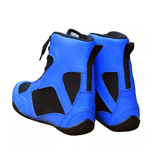Nuevas Botas de Boxeo para Hombre, Color Azul y Negro, Transpirables, de Malla y Cuero, Antideslizantes, para Lucha y Combate, Venta al Por Mayor - Product Image 2