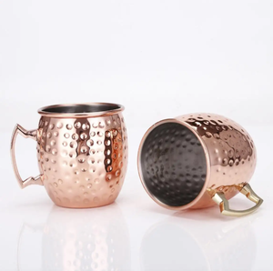 Taza de Cobre Puro de Diseño Único, Nuevo Producto, Tazas con Logotipo Esmaltado Personalizado, Utensilios de Cobre - Product Image 5