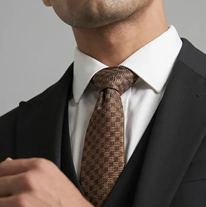 Traje de Negocios de Lana Negro para Hombre, Corte Regular, Estilo Británico, Solapa con Muescas, Tres Piezas, Antiencogimiento - Product Image 6