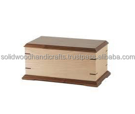 Boîte d'urne en bois faite à la main pour cendres humaines urnes funéraires pour hommes et femmes urnes de haute qualité - Product Image 1