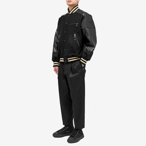 Custom Men Wool Blend Leather Sleeve Varsity <b>Jacket</b> Wholesale <b>Vintage</b> Unisex Letterman Baseball <b>Bomber</b> <b>Jacket</b> - Product Image 2
