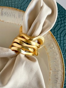 Juego de Anillos para Servilletas de Metal Clásico, Elegante Accesorio para Servilletas para Cenas Formales, Banquetes de Boda, Restaurantes y Hostelería - Product Image 6