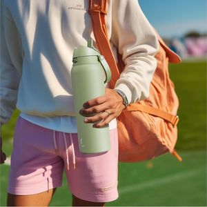 Borraccia Termica Meoky da 40 oz in Acciaio Inossidabile per Sport, con Coperchio a Cannuccia 2 in 1, Antigoccia, per Bevande Fredde - Product Image 3