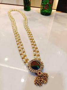 Patka de Bienvenida para Boda, Hecho a Mano, Diseño Simple |   Estola Ligera de Tela Tradicional India con Borlas Coloridas |   Baraat de Tamaño Personalizado - Product Image 2