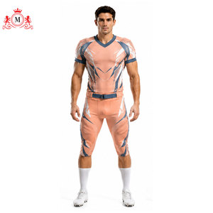 Conjunto de Uniforme de Fútbol Sublimado para Hombre, Patrón Azul Melocotón, Poliéster Transpirable, Detección de Agujas para Adultos - Product Image 2