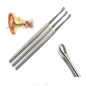 Pet Ear Hair <b>Puller</b> & Wax Cleaner Flat Handle Grooming Tool for Dogs & Cats Professional Ear Cleaning Tweezer Safe Hygienic Pet - Product Image 3