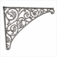 Support mural architectural décoratif moderne en fer forgé de haute qualité pour balcon de villa, hôtel, étagère ou garde-corps – Idéal pour le bricolage