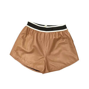 Shorts Deportivos de Yoga para Mujer, Personalizados con Logotipo, 100% Algodón Transpirable, Cintura Alta, Casuales, Acanalados, Sin Costuras, para Gimnasio y Ciclismo - Product Image 2