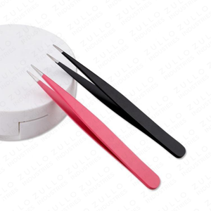 Custom Logo Stainless Steel Eyebrow Tweezers Set <b>Pointed</b> Tip Precision Hair <b>Removal</b> Beauty Grooming <b>Tool</b> OEM Private Label - Product Image 4