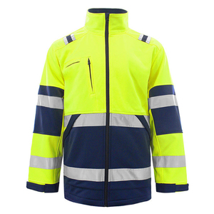 Men's High Visibility Reflective <b>Canvas</b> <b>Work</b> <b>Jacket</b> Hooded Quick Dry Breathable Safety Apparel OEM ODM - Product Image 2