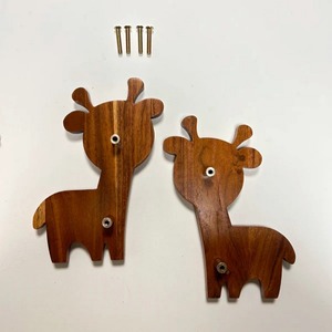Poignée décorative moderne pour meuble, poignée de tiroir en bois pour enfants, poignées de commode Dino pour chambre d'enfant, poignée de porte pour enfants - Product Image 3