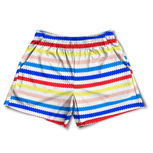 Custom Logo Print High Quality Breathable Quick Dry Polyester Wholesale Mens Mesh Basketball Shorts 5 Inch Inseam Designer - Product Image 1