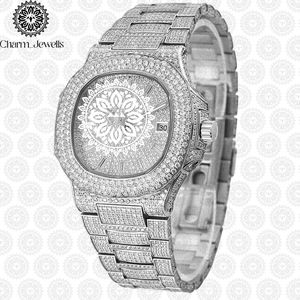 Reloj Charm_Jewells de Lujo en Acero Inoxidable, Caja Redonda de 38 mm, Movimiento de Cuarzo Analógico, Esfera Luminosa, Cierre Plegable, Unisex - Product Image 4