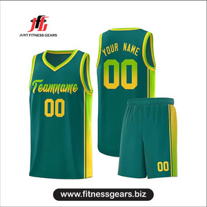 Conjunto de uniforme de baloncesto personalizado, dorado y morado, con cuello en V, malla transpirable para adultos, solo para fitness y baloncesto. - Product Image 5