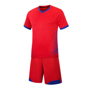 Conjunto de Camisetas de Fútbol Hechas en Pakistán de Secado Rápido, 100% Poliéster, Alta Calidad, Transpirables, Ligeras, Manga Corta, para Adultos, Servicio OEM - Product Image 4
