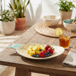 Bandeja de Nácar con Diseño de Piña, Plato Decorativo de Conchas con Mosaico Tropical, Plato para Joyas Artesanal Premium y Servidor de Frutas de Verano - Product Image 2