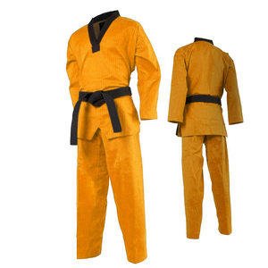 Custom Logo Taekwondo Dobok Uniform Breathable Polyester Cotton Quick Dry Shrink-Proof Unisex Adult - Product Image 5