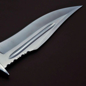 Couteau de camping Bowie en acier inoxydable, couteau utilitaire pour la randonnée et la chasse en plein air, avec poignée et étui confortables - Product Image 5