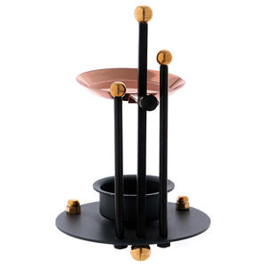 Elegante Quemador de Incienso de Metal Color Carbón, Porta Incienso Bakhoor Personalizado al por Mayor, Ideal para Uso en Hogares y Negocios - Product Image 2
