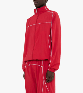 Survêtement unisexe coupe classique réfléchissant en 100 % nylon et polyester, coupe-vent personnalisé respirant de poids moyen, longueur intégrale - Product Image 2