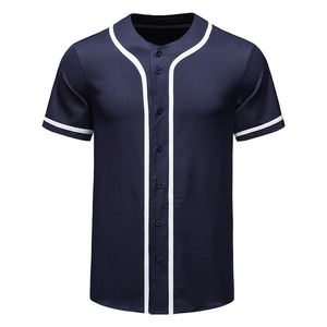 Breathable Polyester Shirts for Baseball & Softball Short Sleeve Baseball Shirts New Arrival Best Selling Baseball Jersey - Product Image 4