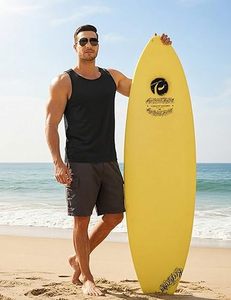 Men's <b>Black</b> Sleeveless <b>Tank</b> <b>Top</b> O-Neck Quick Dry Knitted Casual Workout Shirt Solid Color Polyester Fit - Product Image 4