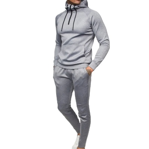 Ensemble de survêtement en molleton vintage d'automne avec logo personnalisé, ensemble de jogging à capuche, survêtement pour homme, survêtements d'hiver de haute qualité pour homme - Product Image 4