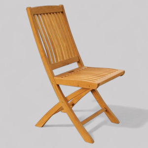 เก้าอี้ชายหาดพับได้และโต๊ะไม้สักแท้ดีไซน์ทันสมัยสำหรับตกแต่งบ้าน - Product Image 2